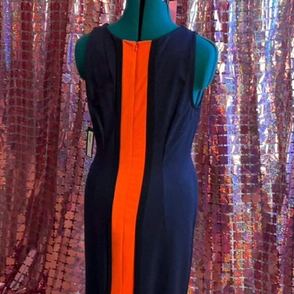 NWT WORTHINGTON sleeveless dress in block colors in size 12 - Picture 8 of 14